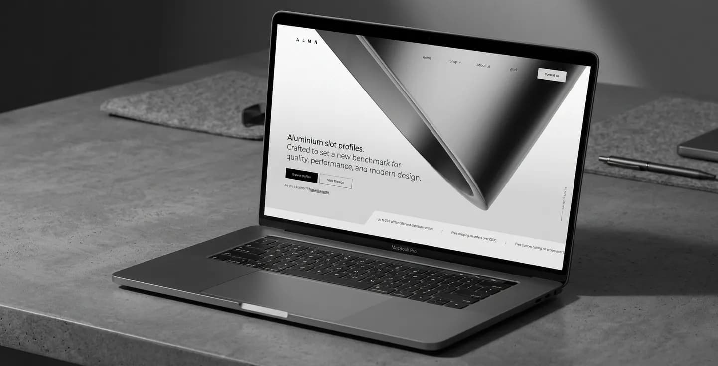 ALMN Web design