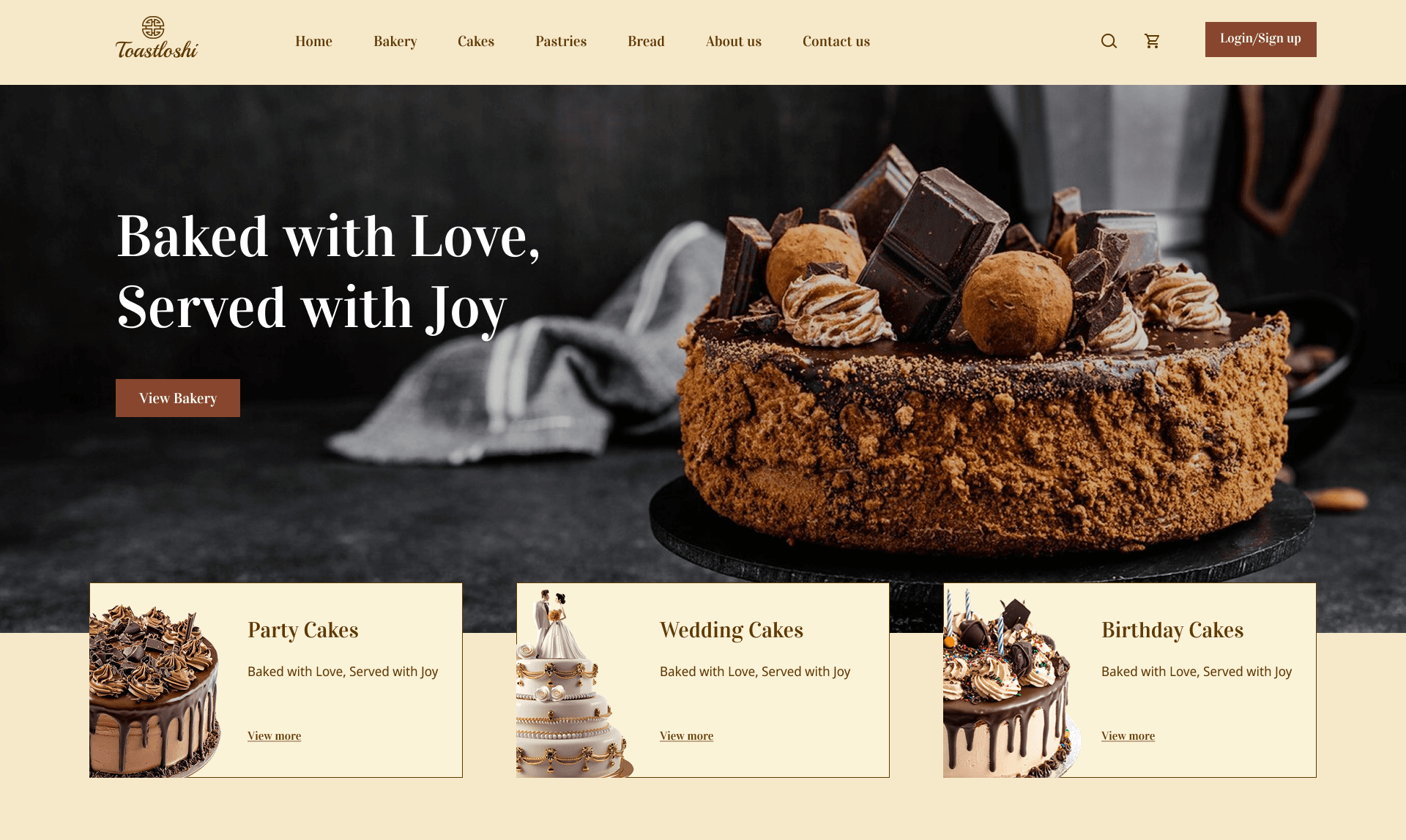 Toastdoshi - Bakery webshop