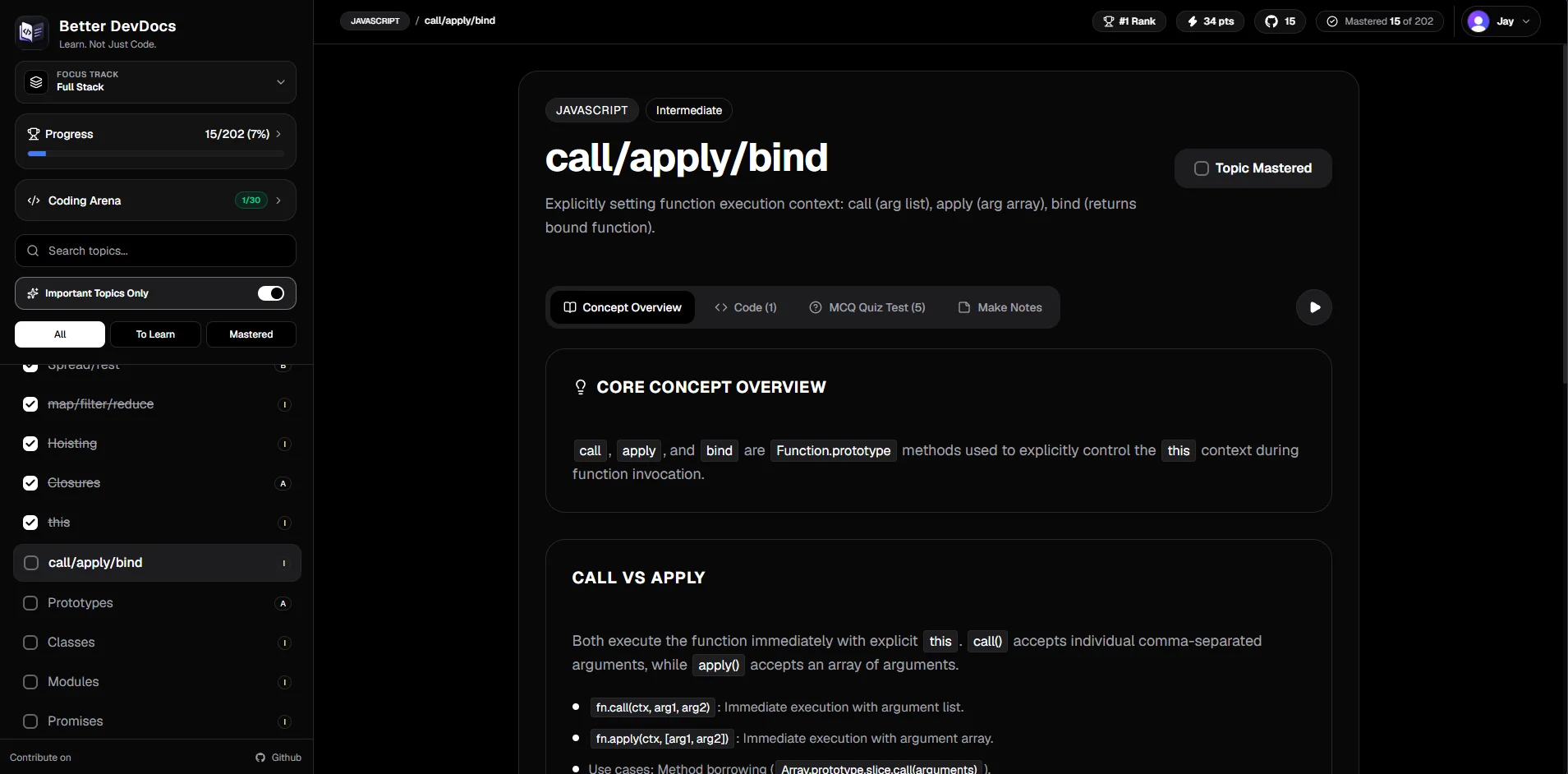 Better DevDocs