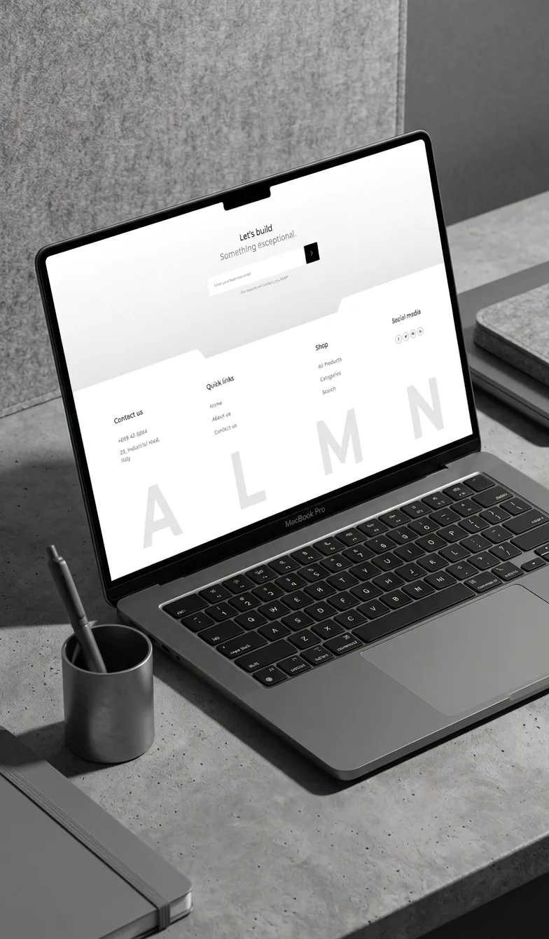 ALMN Web design screen 3