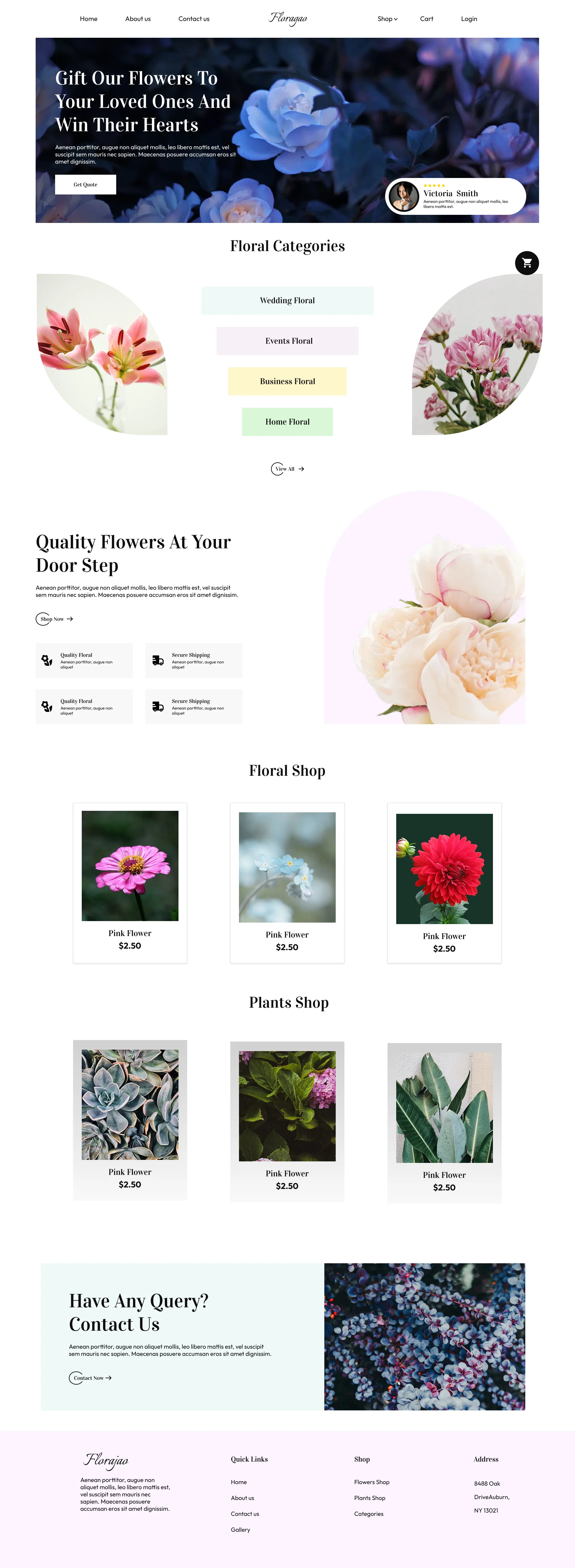 Floraflo - Flower & Bokeh Shop detailed screenshot 2 engineered by Jay Singh Chauhan