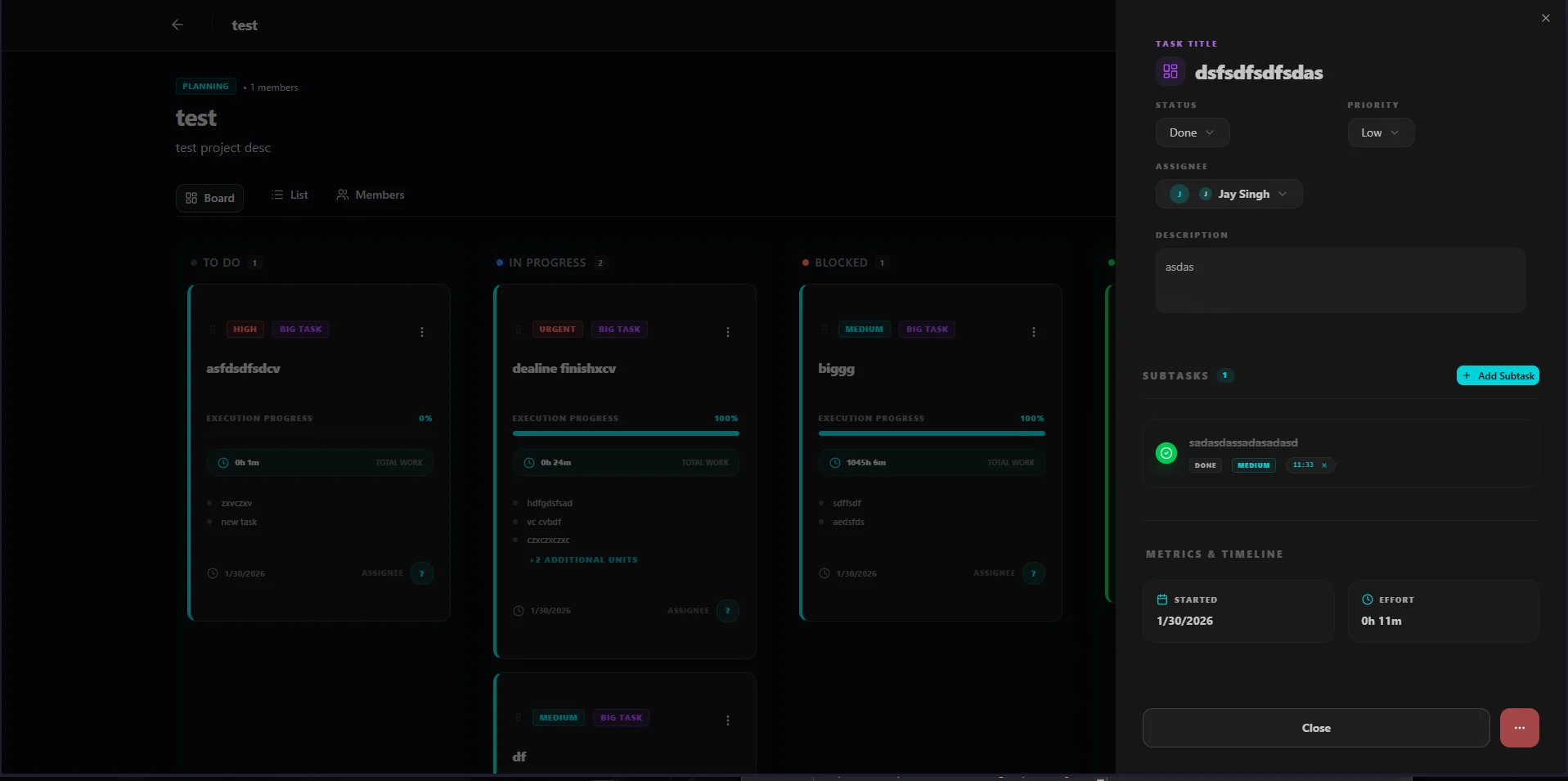 Manager - Enterprise Project Collaboration detailed screenshot 4 engineered by Jay Singh Chauhan