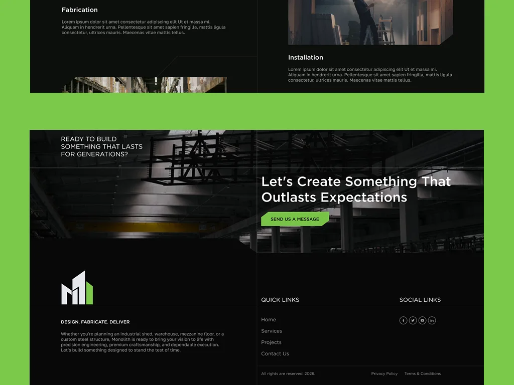 Monolith Web Design screen 4