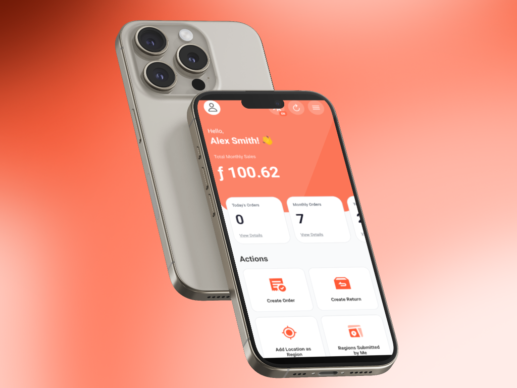 Sales Mobility - App Development screen 2