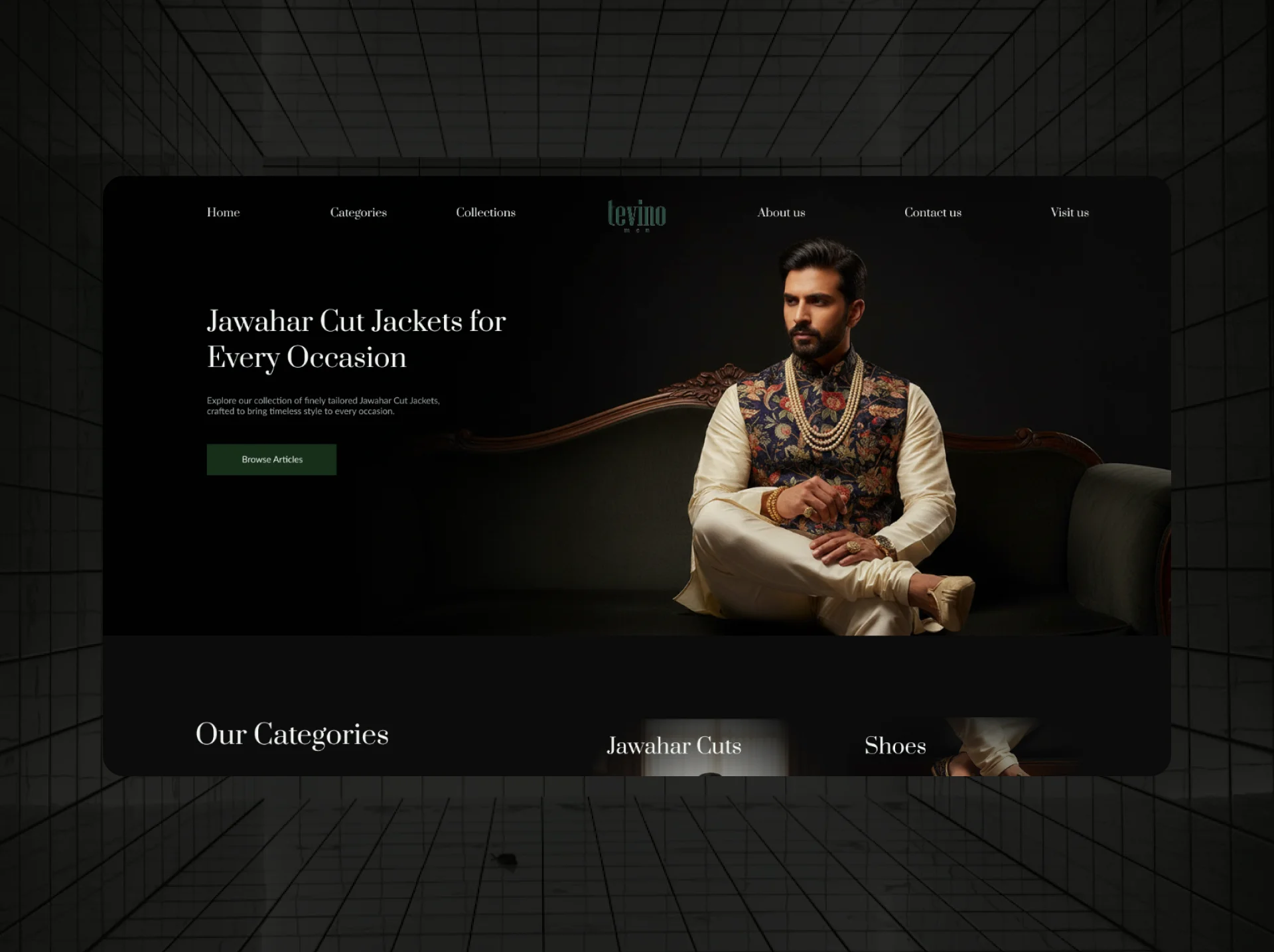 Tevino Men - Luxury Fashion detailed screenshot 3 engineered by Jay Singh Chauhan