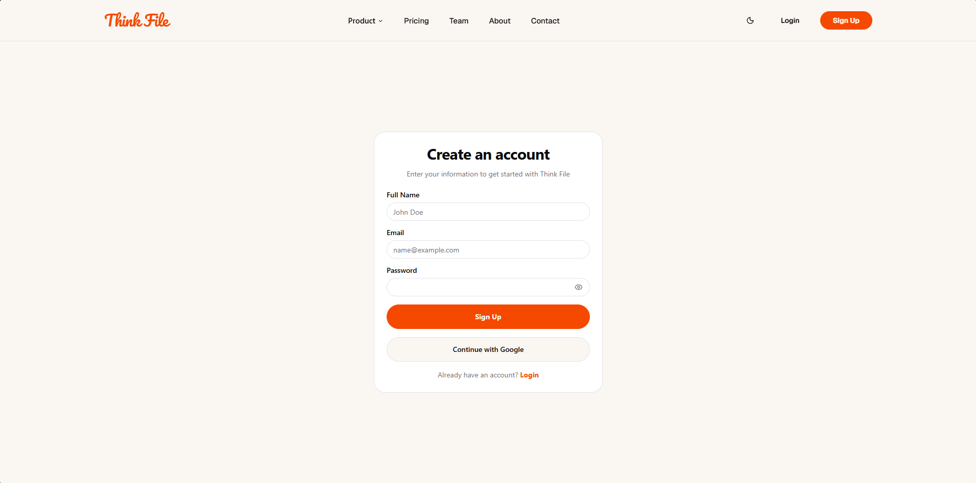Think File - Custom RAG App screen 4
